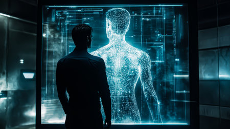 Learning by example: Hologram in real life.の写真素材