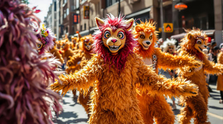 Quadroblers on the loose: the urban zoo in reverse.の写真素材