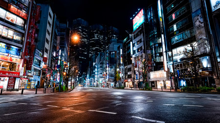 Urban Rhythm of Japan: Night Over the Neighborhoodsの素材