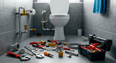 Preparing for Toilet Installation: Gaskets and Sealingの素材