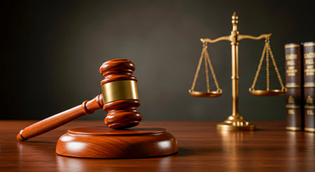 Decision point: the hammer hits the ground - case closedの素材