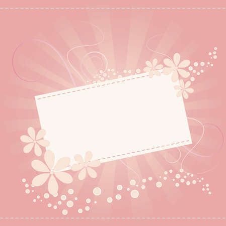 Flower card for special occasionsのイラスト素材