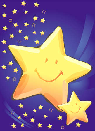 Vector illustration of stars, abstract texture for backgroundsのイラスト素材