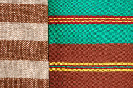 Picture of Bulgarian hand-made rag-carpets, different colorsの写真素材