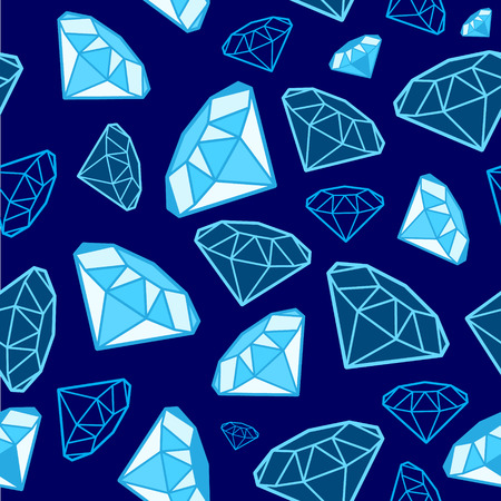 vector glamour shiny fashion diamond seamless backgroundのイラスト素材