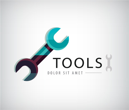vector tools, repair icon, web logo isolatedのイラスト素材