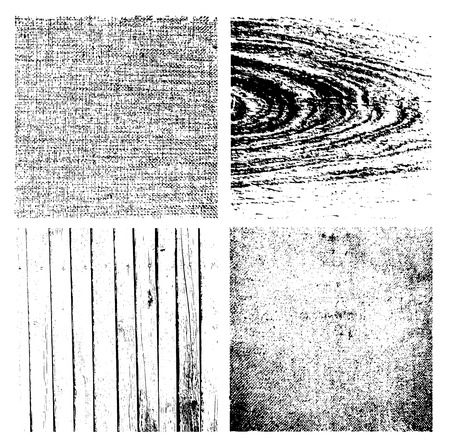 grunge textures set of woodのイラスト素材