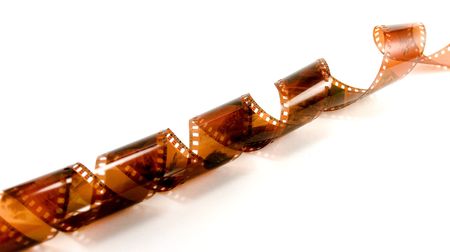 film isolated on white backgroundの写真素材