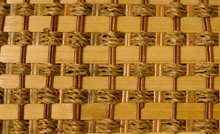 close-up of basket textere