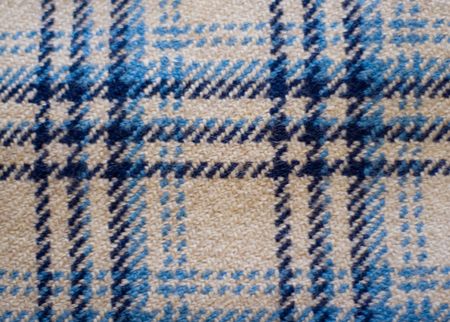 blue woolen plaid background