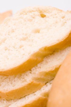 macro image of baguette