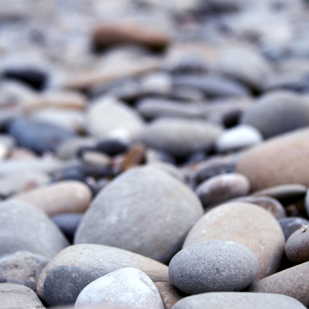 closeup of pebbles backgroundの写真素材