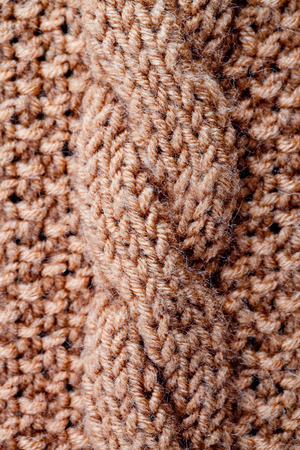 close up macro background of knitted textureの写真素材