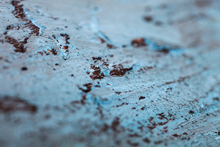 Texture of the concrete wall. Blue and black colors. Backgrounds Textures.