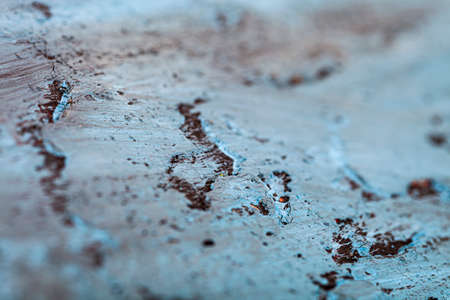 Texture of the concrete wall. Blue and black colors. Backgrounds Textures.