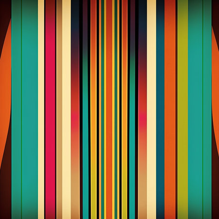 Artistic abstract artwork textures lines stripe pattern design for wall poster, carpet, area rug, cover, duvet cover, curtain, pillow, bedding, shawl, linens, frame, border. Digital generated painting.の素材