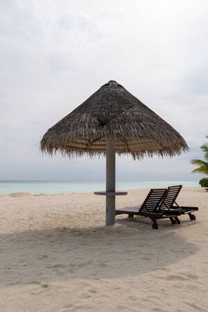 Beautiful tropical beach on islands on the beachの写真素材