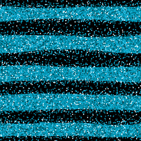 Seamless gold glitter texture. Shimmer background. Vector illustration. Blue and black striped backgroundのイラスト素材