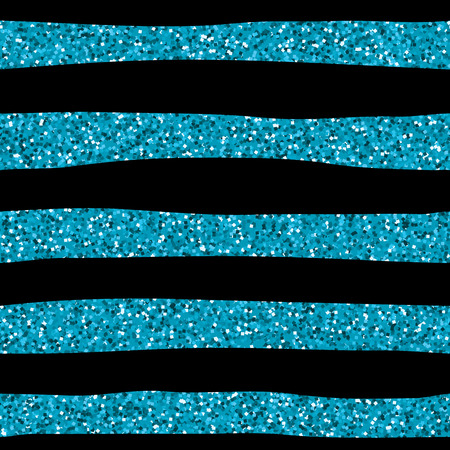 Seamless gold glitter texture. Shimmer background. Vector illustration. Blue and black striped backgroundのイラスト素材