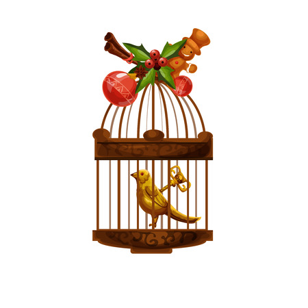 Christmas gift vector illustrationのイラスト素材