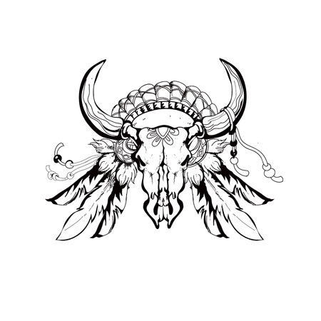 Tribal design graphic vectorのイラスト素材