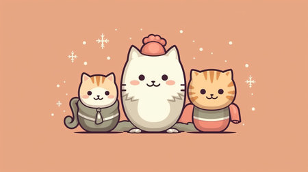 Emoticon, Emoji big set with faces and animals. Happy holiday and laughing emoticons 3d rendering background, social media and communications concept. Generative AIの素材