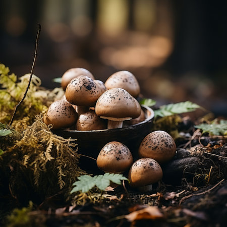 White truffle mushroom, a rare delicacy with a nutty flavor, an expensive food item. Concept: Rarely seen elite rich ingredient in French cuisine.の素材