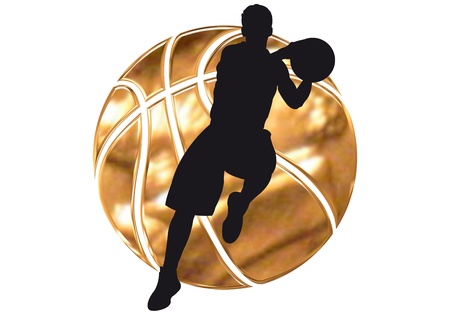 sport balls in white backgroundの写真素材