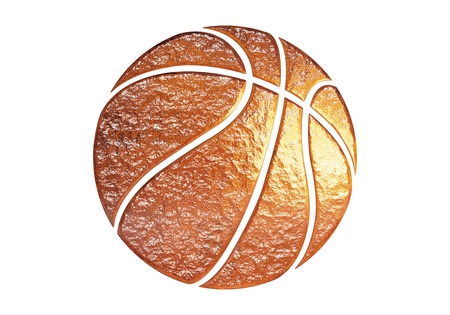 sport balls in white backgroundの写真素材