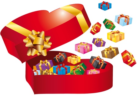 box with giftのイラスト素材