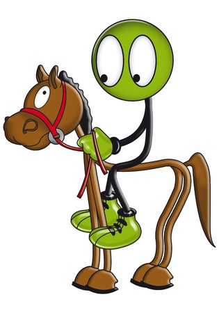 original funny puppet in white backgroundの写真素材