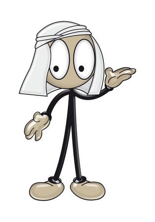 original funny puppet in white backgroundの写真素材