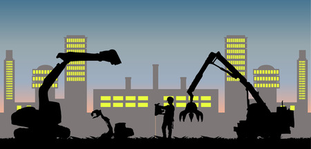 Working field のイラスト素材