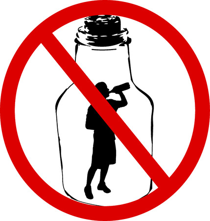 No alcoholのイラスト素材