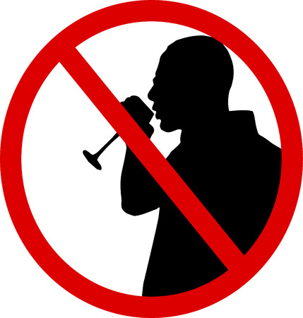 No alcoholのイラスト素材
