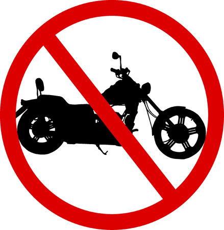  	No motorcycleのイラスト素材