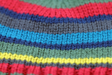 Knitted texture background close upの写真素材
