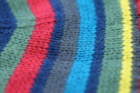 Knitted texture background close up