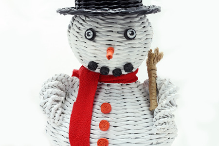 Christmas decorative snowmenの写真素材