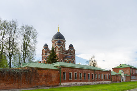 Spaso-Borodino Convent. Cathedral of the Vladimir Icon of the Mother of God, 1851-1859. Mozhaysky...