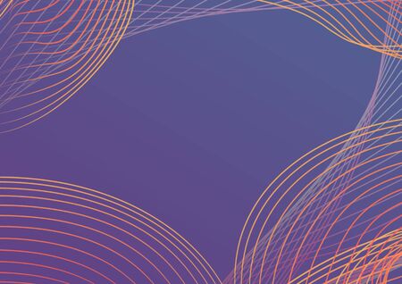 Abstract simple background with orange light framesの写真素材