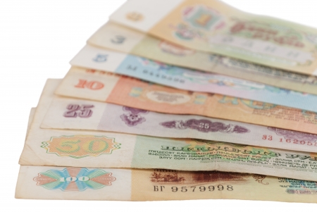 Banknote soviet unionの写真素材