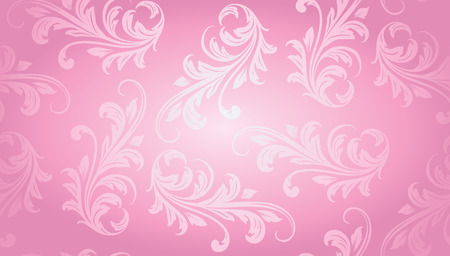 Damask floral pattern. The wallpaper in Baroque styleのイラスト素材