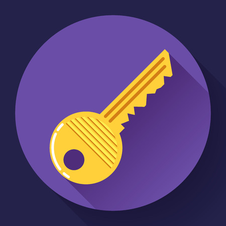 Site profile, House or car kay icon - entrance symbol, password icon, and security codeのイラスト素材