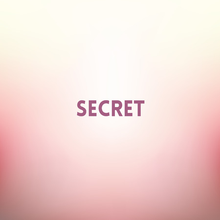 square blurred background - white pink pearl colors With quote - secretのイラスト素材