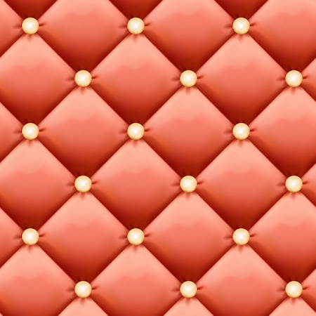 Salmon-colored Retro luxury background - Leather upholstery Seamless pattern.のイラスト素材