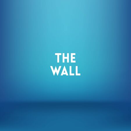 square blue blurred background vector. the wall textのイラスト素材