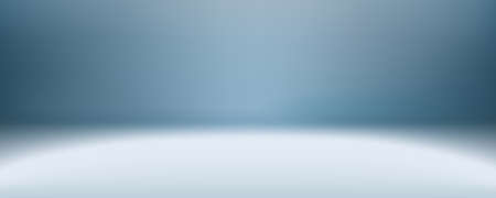 Blue empty room studio gradient used for background and display your product, vectorのイラスト素材