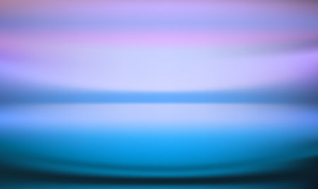 horizontal wide blue sky blurred background. Sunset and sunrise sea blurred background.のイラスト素材