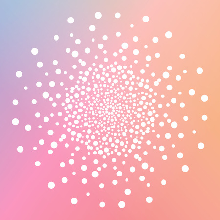 Abstract presentation with pointillism mandala. Perfect cards for any other kind of design, holiday, kaleidoscope, medallion, yoga, india, arabicの写真素材